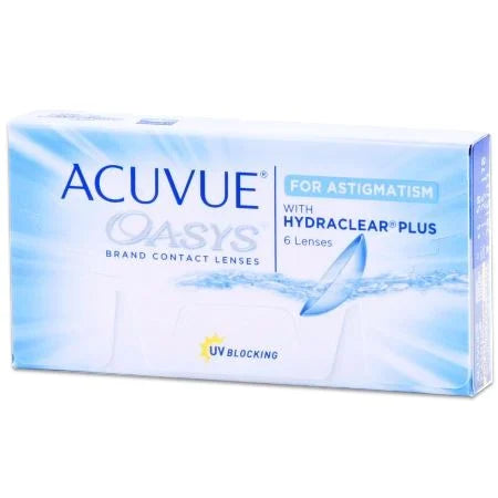Acuvue Oasys for Astigmatism Monthly (Pack of 6 Lenses)